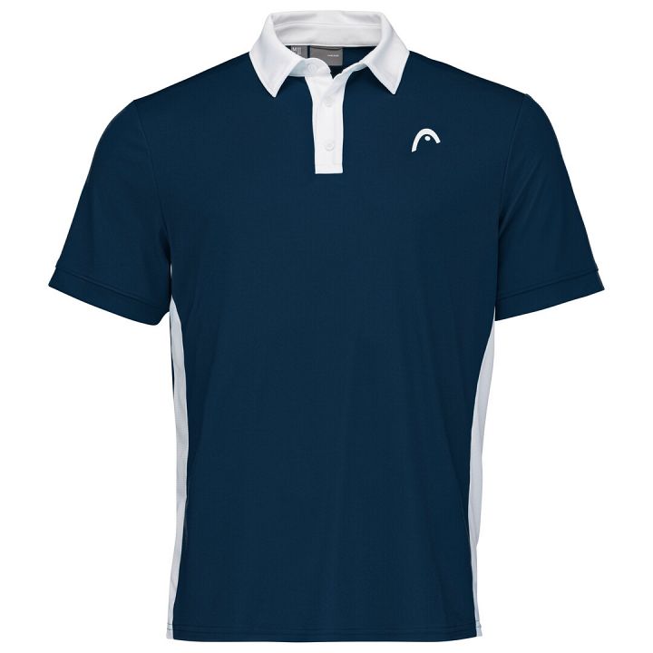 Head Slice Polo Dark Blue / White